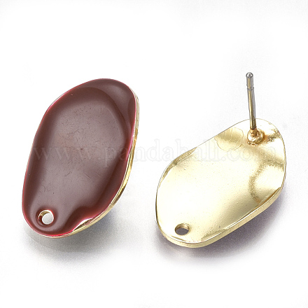 Accessoires de clous d'oreilles en alliage PALLOY-S121-05D-1