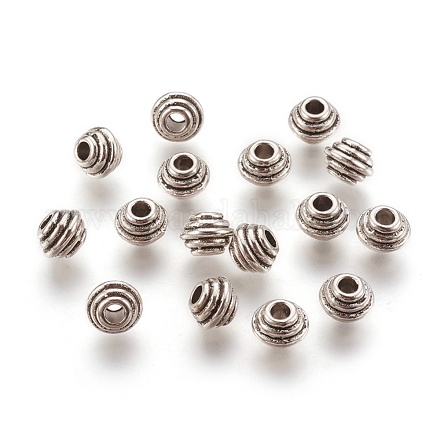 Tibetan Style Alloy Spacer Beads LF5166Y-1