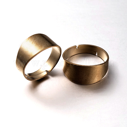DIY Jewelry Adjustable Brass Finger Rings Components KK-M123-R-NR-1