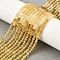 Natural Yellow Quartz Beads Strands, Gradient Color, Faceted, Grade AA, Round, 3mm, Hole: 0.6mm, about 125~126pcs/strand, 14.96~15.16''(38~38.5cm)