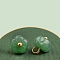 Resin Pendants, Seedpod of the Lotus, Imitation Jade, Green, 12x9.5mm