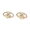 Brass Micro Pave Cubic Zirconia Links connectors, Infinity with Heart & Word MaMa, for Mother's Day, Colorful, Golden, 16.5x28.5x3.5mm, Hole: 1.4mm