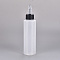 120ml Plastic Glue Bottles, White, 12.5x4.2cm, capacity: 120ml