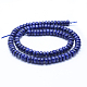 Natural Lapis Lazuli Beads Strands G-P342-06-6x3mm-A-2