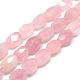 Chapelets de perles en quartz rose naturel G-R425-03-1