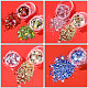12 colores brillantes accesorios de decoración de uñas para navidad MRMJ-R091-22-6