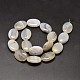 Oval Natural Dendritic Agate Bead Strands G-M257-25x18mm-25-2