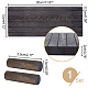 Ph pandahall espositore per orecchini in legno a 5 slot EDIS-WH0021-36A-5