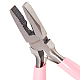 Sunnyclue alicates cortadores de alambre de 4.5 pulgada cortador de alambre alicates de abalorios de precisión herramientas de doblado de bucle de alambre de joyería para hacer joyas de diy proyectos de hobby rosa PT-SC0001-33-1