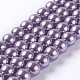 Umweltfreundliche runde Perlenstränge aus gefärbtem Glasperlen HY-A002-14mm-RB056-1