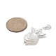 Ange abs plastique imitation perle pendentif décorations HJEW-JM01021-2