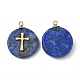 Naturales lapis lazuli colgantes STAS-C064-VC862-3