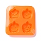 Stampi in silicone alimentare per decorazione torta di zucca a tema Halloween DIY-E067-01-2