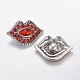 Alloy Rhinestone Snap Buttons SNAP-R029-30AS-01-1