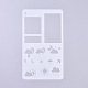 Plastic Reusable Drawing Painting Stencils Templates DIY-G027-F05-2