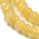 Chapelets de perles en rondelles en jade de Malaisie naturel teint G-E316-2x4mm-47-3