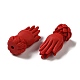 Gefärbte Buddha Hand synthetische Korallenperlen CORA-O004-05A-3