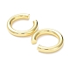 Boucles d'oreilles manchette anneau en laiton placage rack pour femmes EJEW-G352-04G-2