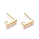 Accessoires de puces d'oreilles en 304 acier inoxydable STAS-E482-03B-G-2