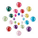 Perles en acrylique transparentes craquelées CACR-TA0001-03-2