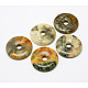 Donut/Pi Disc Natural Gemstone Big Pendants G-L234-50mm-06-1