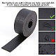 GORGECRAFT Double Sided Black Flat Leather Strip 79