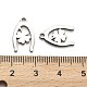 316 Surgical Stainless Steel Charms STAS-H190-14P-05-3