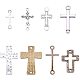 PandaHall Elite about 32pcs Cross Pendants Collection - Antique Bronze Silver Sword Holy Angel Jesus Peace Cross Crucifix Metal Charms for Jewelry Making DIY Findings TIBEP-PH0005-04-1