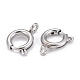 304 Stainless Steel Spring Ring Clasps STAS-F224-02P-C-3