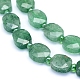 Perles vertes naturelles quartz fraise brins G-L552K-01B-2