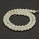 Faceted Natural White Jade Beads Strands X-G-F448-6mm-2