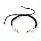 Création de bracelets de corde en nylon tressée AJEW-JB00540-2