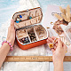 Pu Lederschmuck Aufbewahrungsbox&nbsp;LBOX-TAC0001-01B-7
