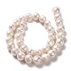 Fili di perle di perle d'acqua dolce coltivate naturali PEAR-L033-92-3