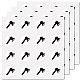 8 foglio di adesivi per foto autoadesivi impermeabili in plastica DIY-WH0428-025-1