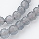 Chapelets de perle en jade blanc naturel X-G-G887-6mm-XL-30-2