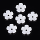 5-pétalo tapas de cuentas de perlas de imitación de plástico abs OACR-S020-22-2
