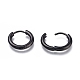 304 Stainless Steel Huggie Hoop Earrings X-EJEW-O087-06F-2