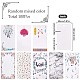 SUNNYCLUE Earrings Display Cards Earring Holder Cards 9x5cm/3.5x2inch Displaying Paper Cards White Earring Card Bulk Hanging Earring Cards for Display Selling Packaging Jewelry Making DIY Supplies CDIS-SC0001-06-2