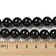 Chapelets de perles en tourmaline noire naturelle G-G763-01-10mm-AB-7