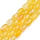 Chapelets de perle en agate naturelle teinte&nbsp;G-T141-15B-02-1