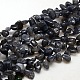 Natural Nuggets Crackle Agate Beads Strands G-P032-03-1