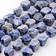 Dyed & Natural Raw Lapis Lazuli Beads Strands G-D833-18-1