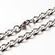 304 Stainless Steel Twisted Chain Bracelets BJEW-N263-03P-2