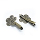 Iron Alligator Hair Clip Findings IFIN-L032-12AB-NF-2