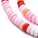 Handmade Polymer Clay Beads Strands CLAY-N008-008N-3