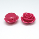 Synthetic Coral 3D Flower Rose Beads CORA-A006-12mm-008-2