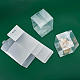 Benecreat 15 pièces rectangle en plastique transparent pvc boîte cadeau emballage CON-BC0002-21A-4