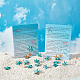 SUNNYCLUE 90Pcs Starfish Story Gifts Bulk Mini Keepsake Appreciation Turquoise Stars Beads Starfish Story Card Starfish Stone Folded Notecard for Teacher's Day Chrismas Birthday Supplies AJEW-WH0261-99-5