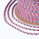 マクラメコットンコード  編組ロープ  壁掛け用  工芸  ギフト包装  カラフル  2mm  約21.87ヤード（20m）/ロール OCOR-F010-C19-3